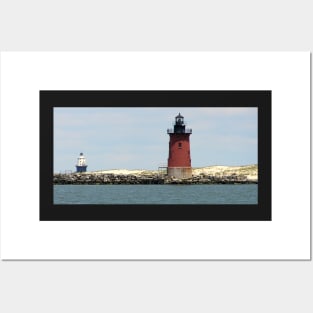 Cape Henlopen State Park Lighthouses - Lewes, DE Posters and Art